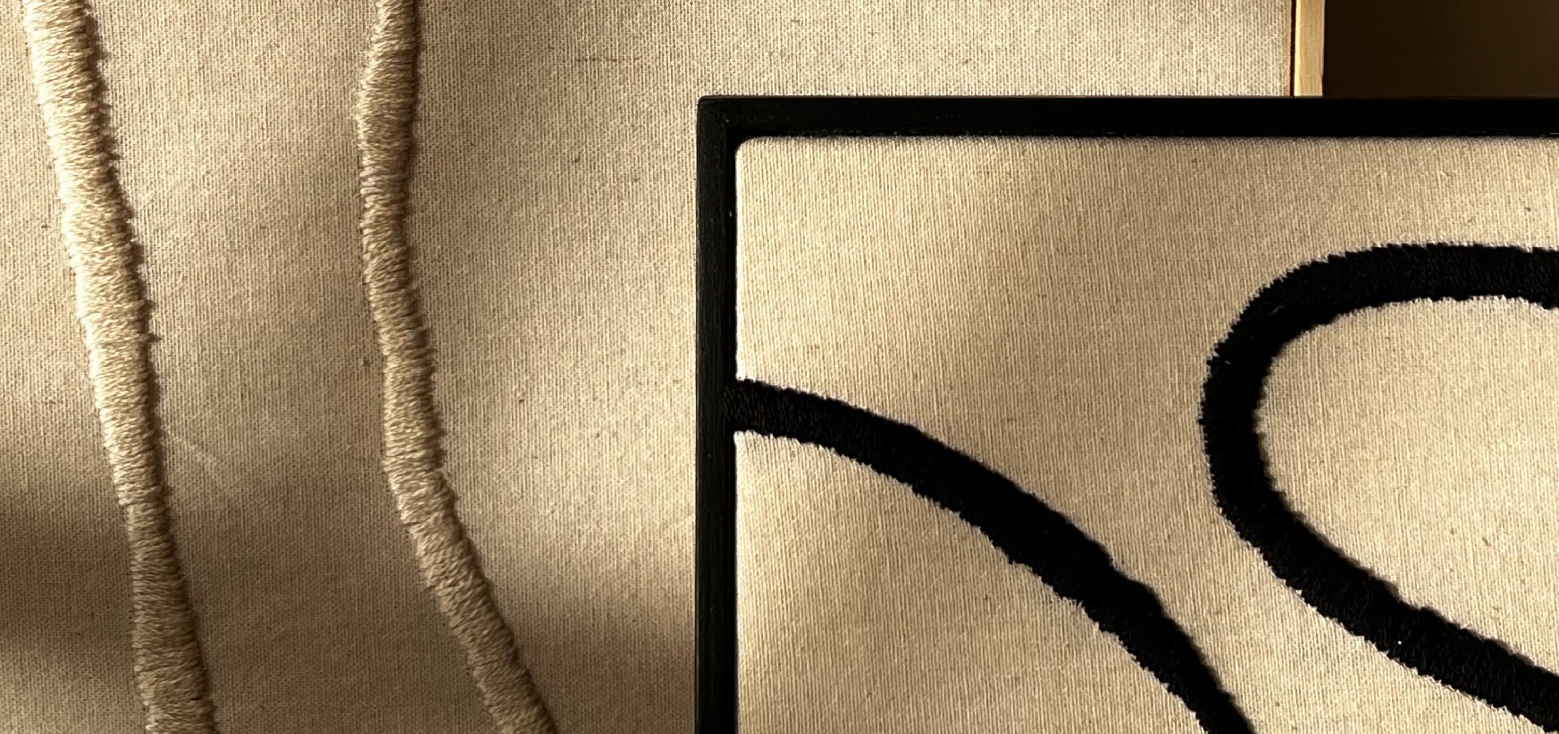 Detalle de bordado artístico